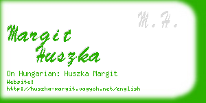 margit huszka business card